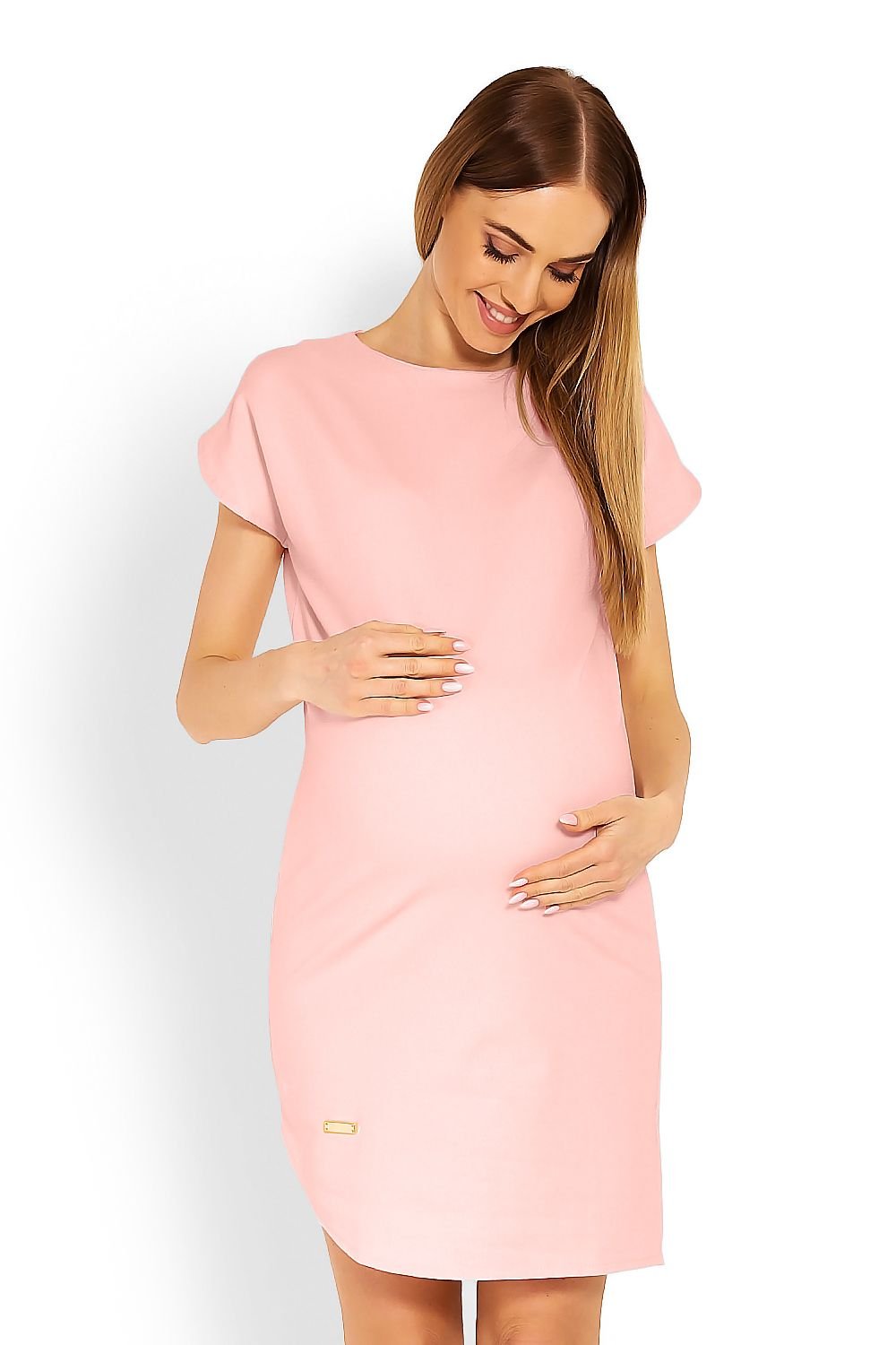 Pregnancy dress model 114493 Pink by PeeKaBoo - Dresses