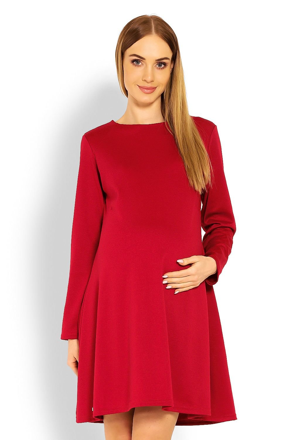 Pregnancy dress model 114509 Red by PeeKaBoo - Dresses