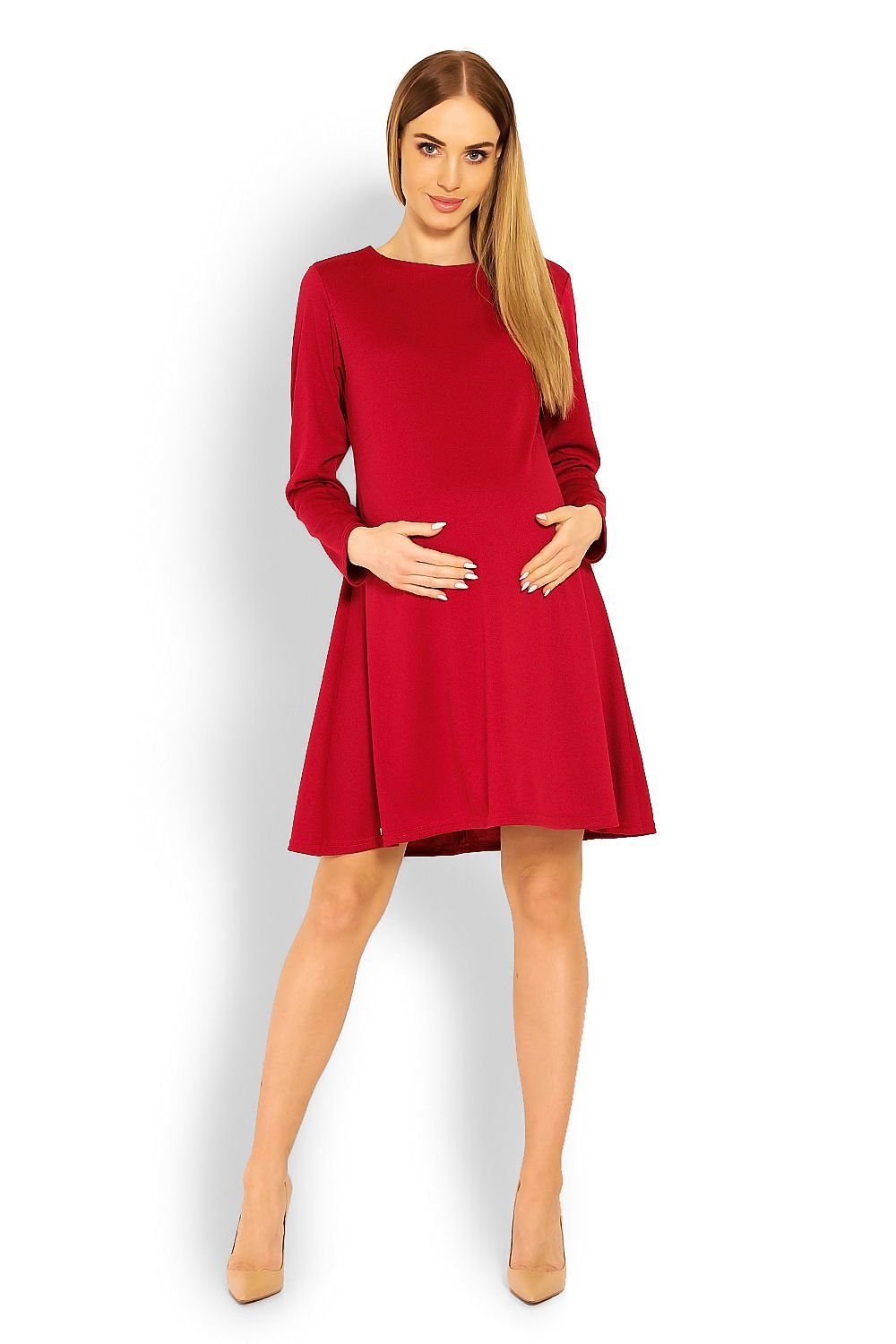 Pregnancy dress model 114509 Red by PeeKaBoo - Dresses