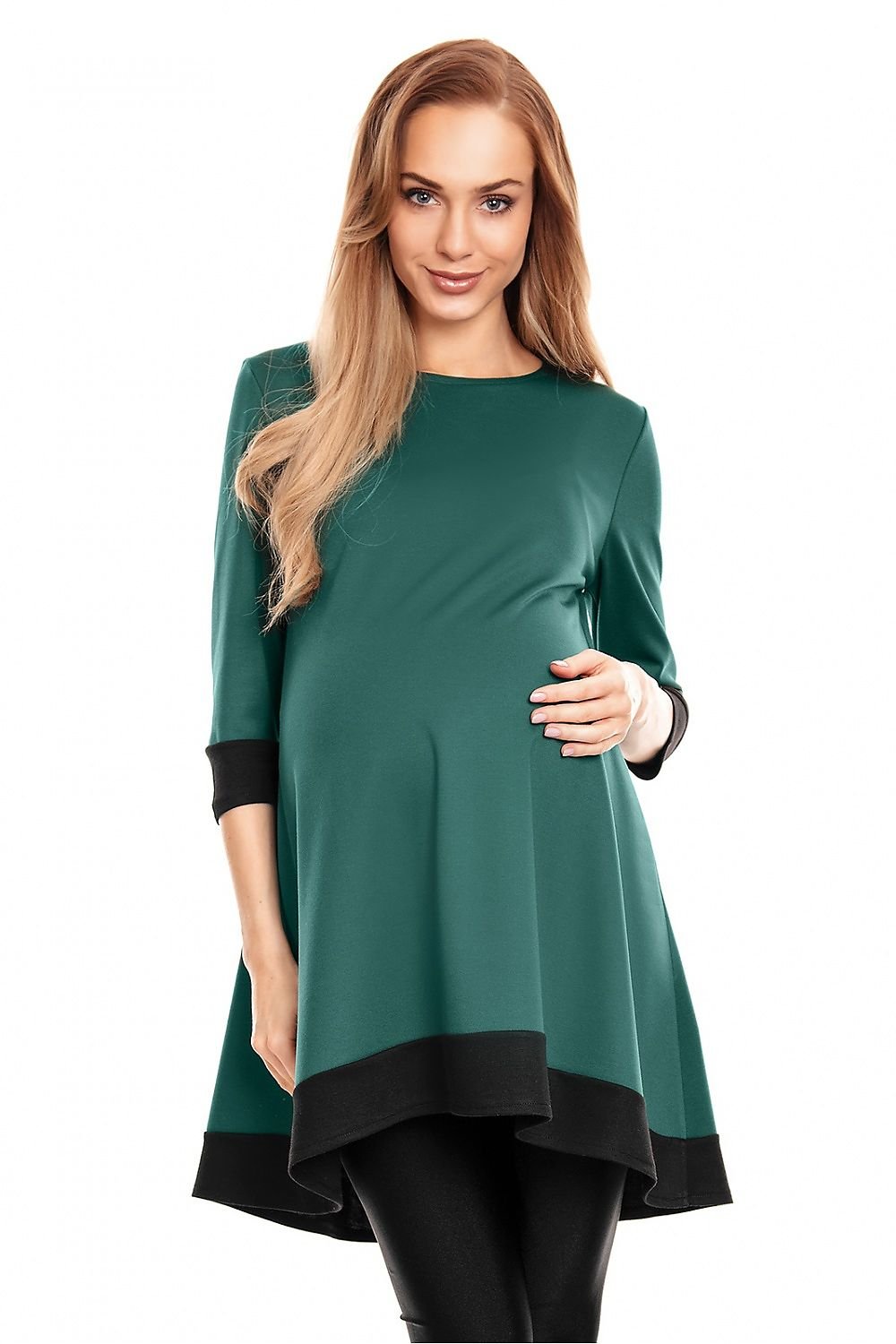 Pregnancy dress model 132030 Green by PeeKaBoo - Dresses