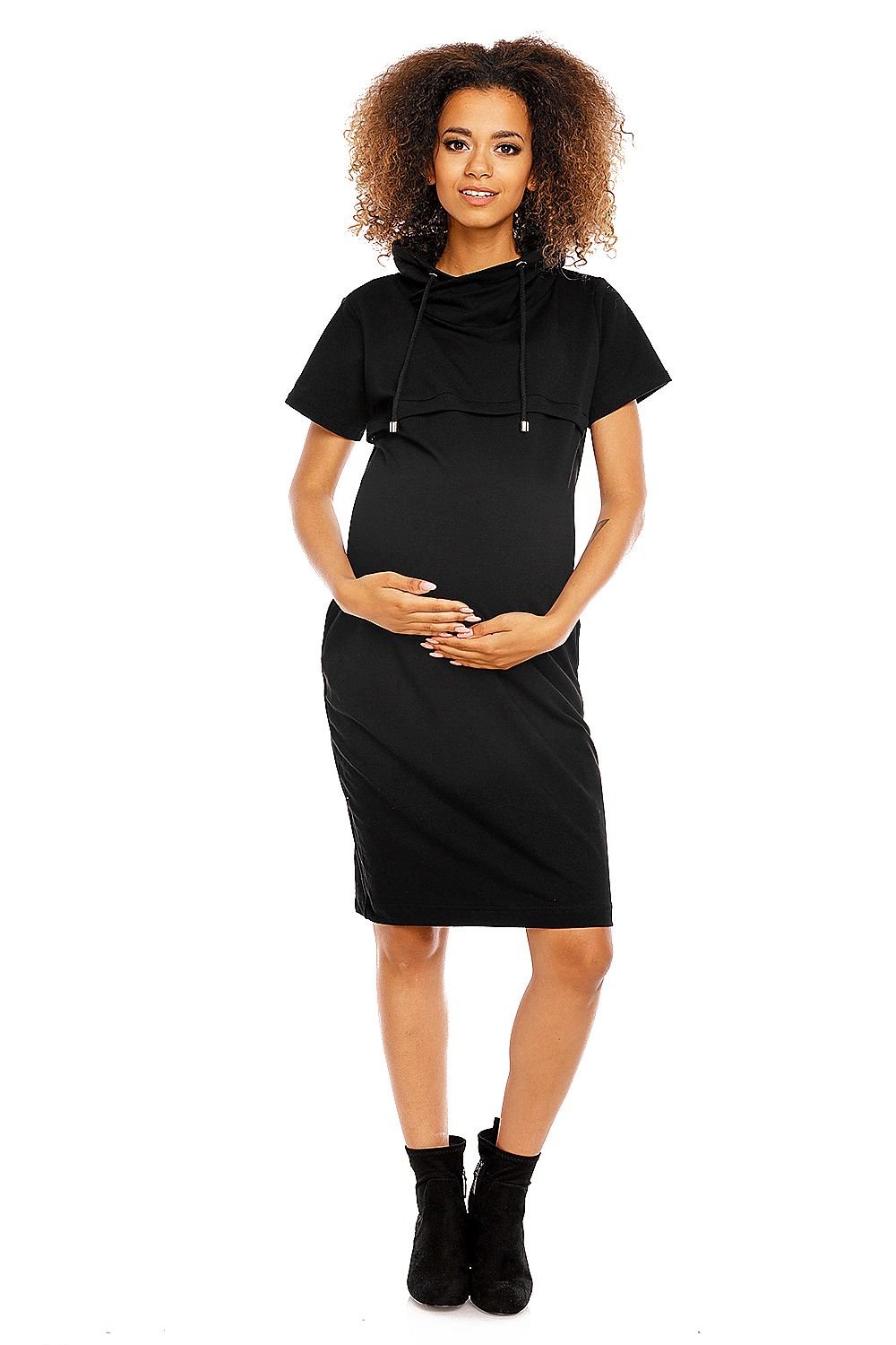 Pregnancy dress model 94422 Black by PeeKaBoo - Dresses