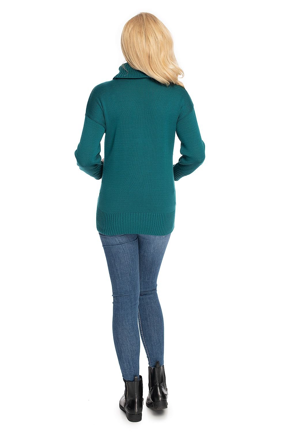 Pregnancy sweater model 147493 Green by PeeKaBoo - One Size