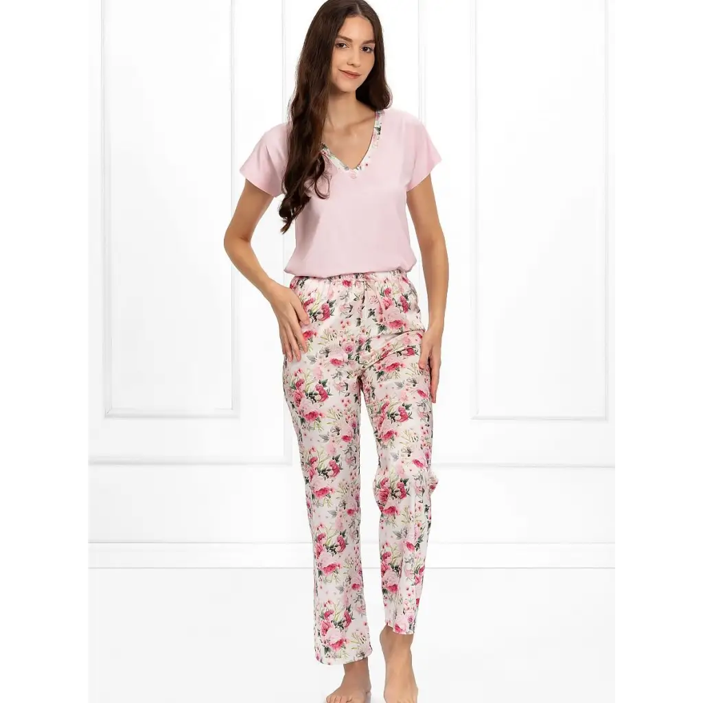 Pyjama model 175520 Pink by Momenti Per Me - Pyjamas