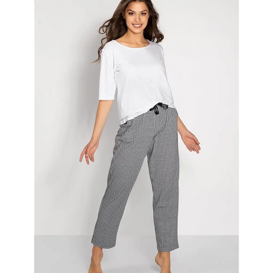 Pyjama model 186000 White by Momenti Per Me - Pyjamas