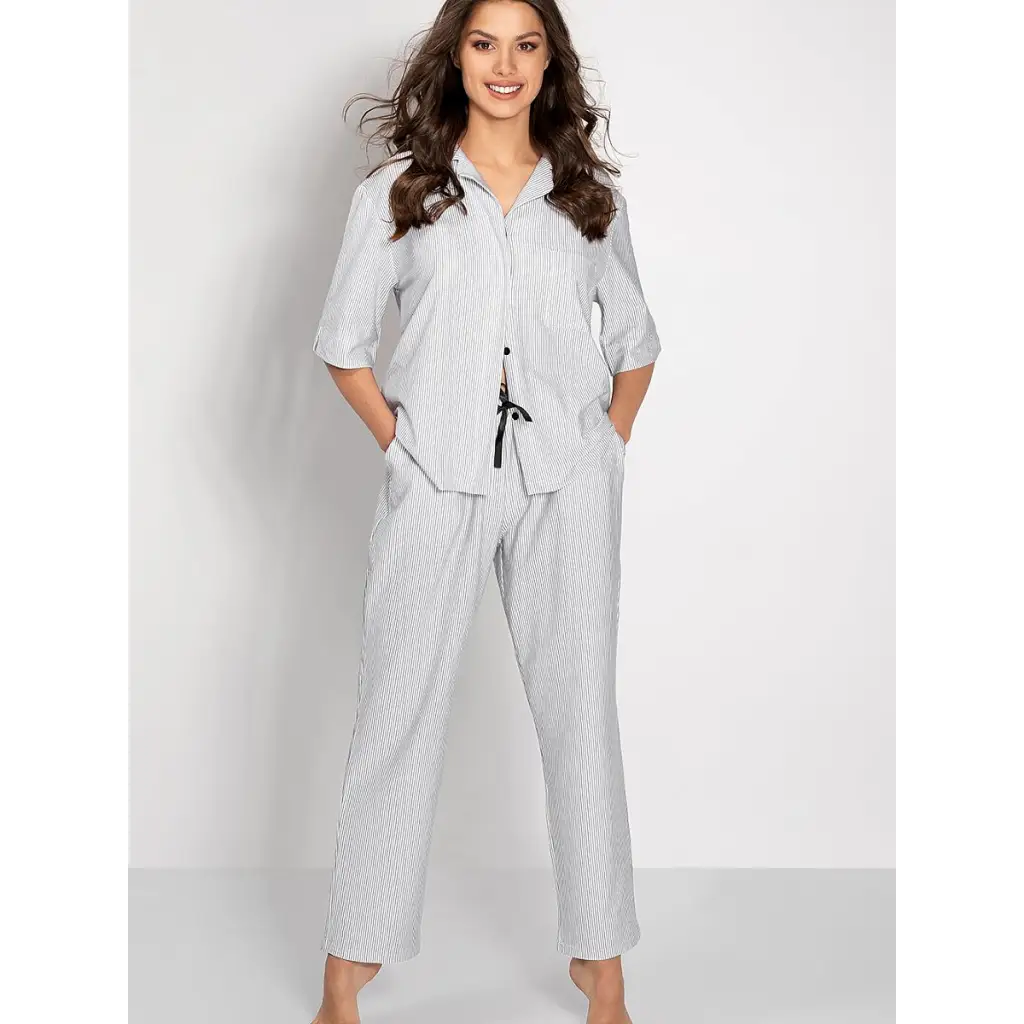 Pyjama model 187521 Grey by Momenti Per Me - Pyjamas