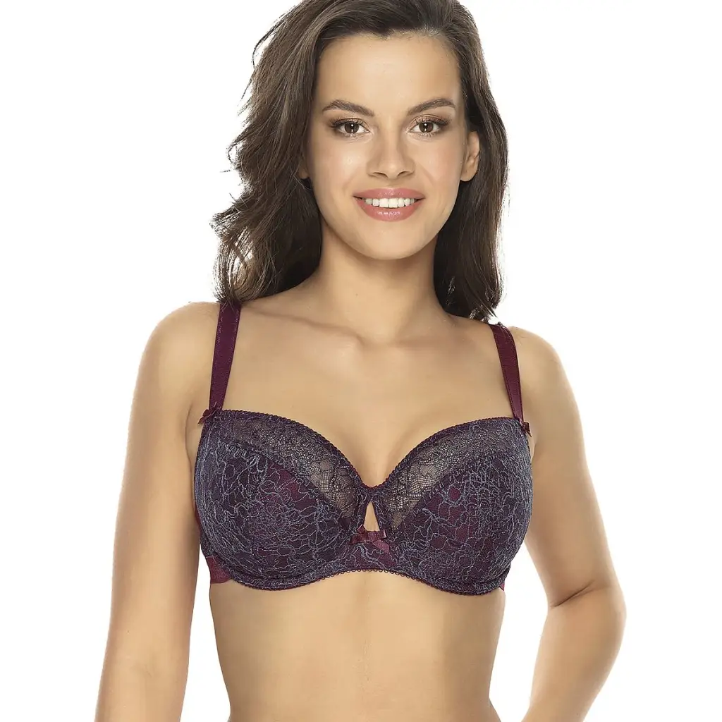 Semi-soft bra model 162269 Navy Blue by Gaia - Bras