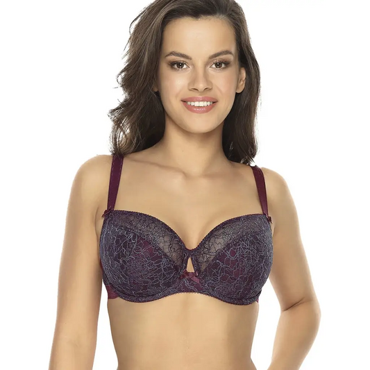 Semi-soft bra model 162269 Navy Blue by Gaia - Bras