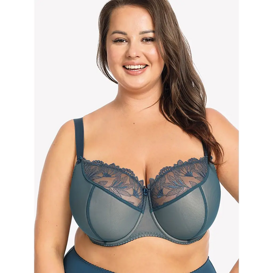 Semi-soft bra model 163347 Navy Blue by Gaia - Bras