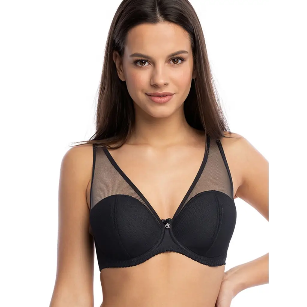 Semi-soft bra model 172424 Black by Gaia - Bras