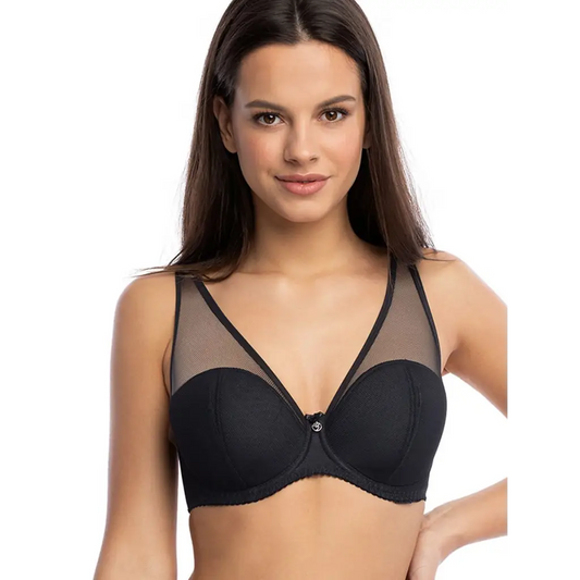 Semi-soft bra model 172424 Black by Gaia - Bras