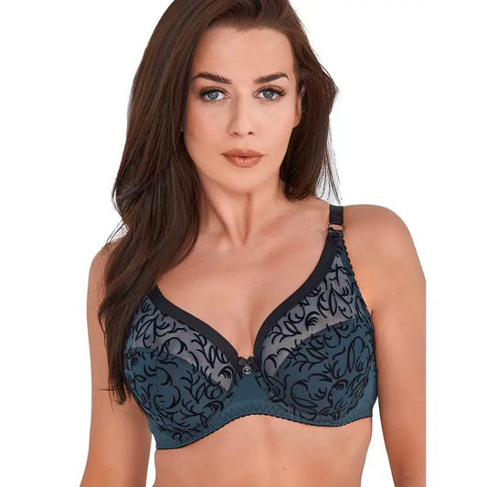 Semi-soft bra model 189365 Blue by Gaia - Bras