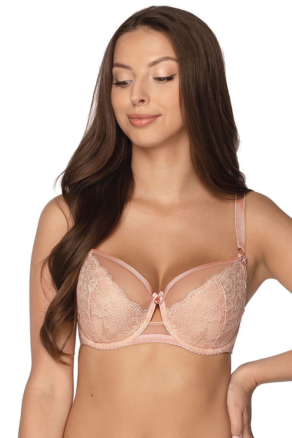 Semi-soft Bra model 192239 Pink by Gaia - Semi Soft Bras