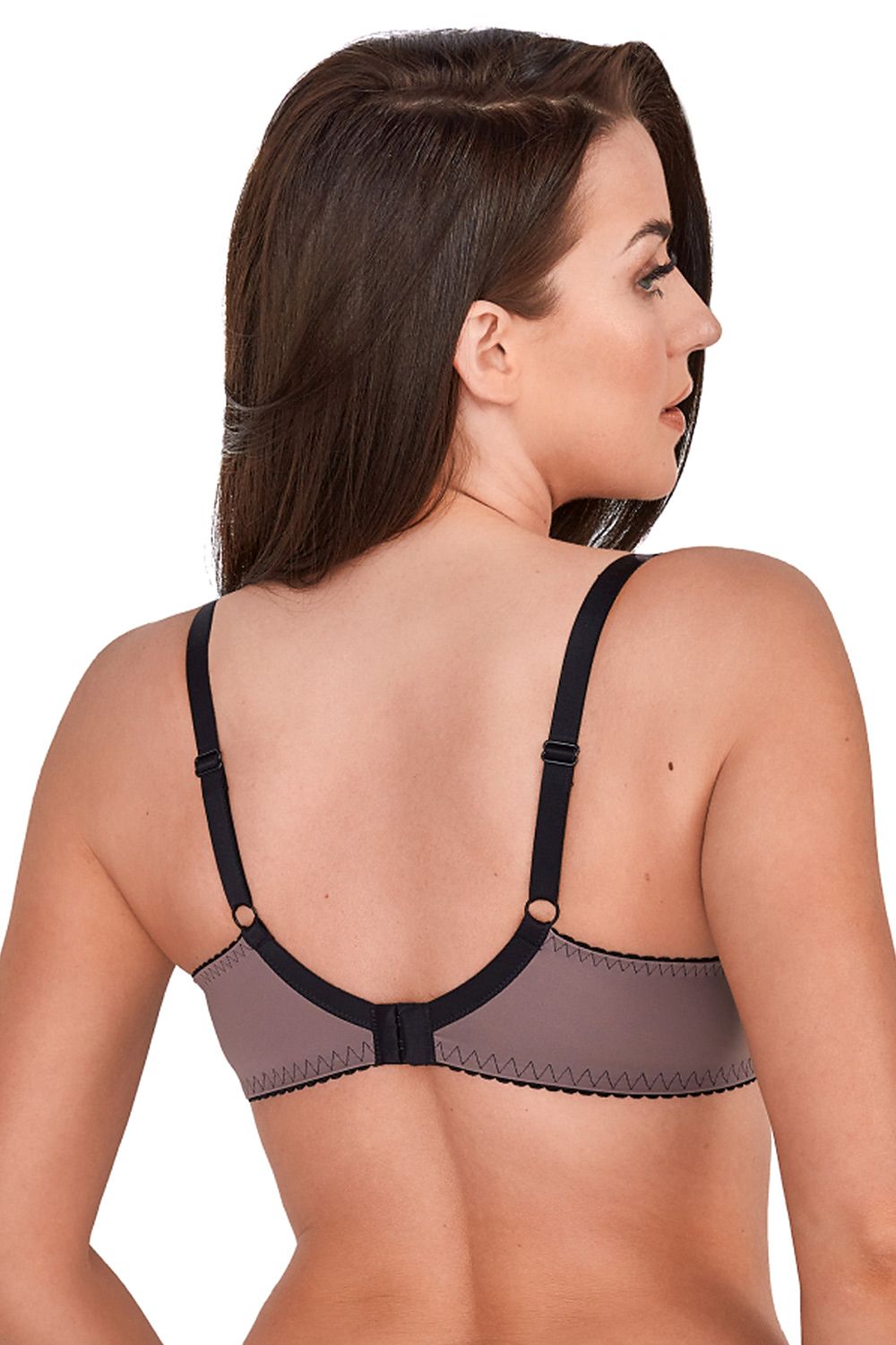 Semi-soft Bra model 192256 Brown by Gaia - Semi Soft Bras