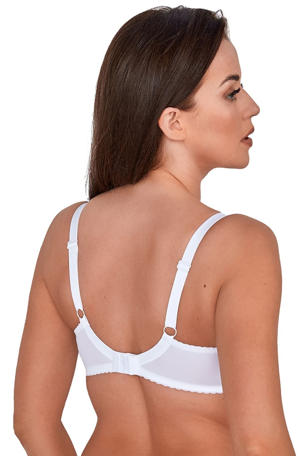 Semi-soft Bra model 192269 White by Gaia - Semi Soft Bras