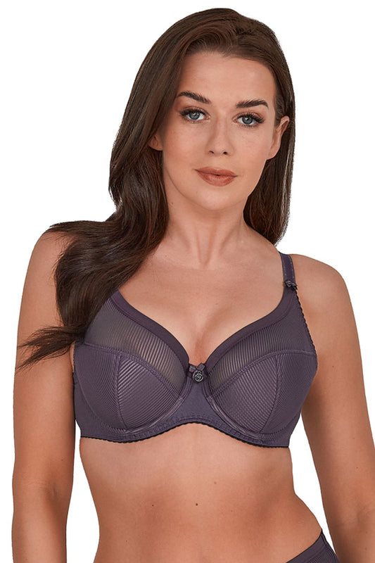 Semi-soft Bra model 192271 Grey by Gaia - Semi Soft Bras