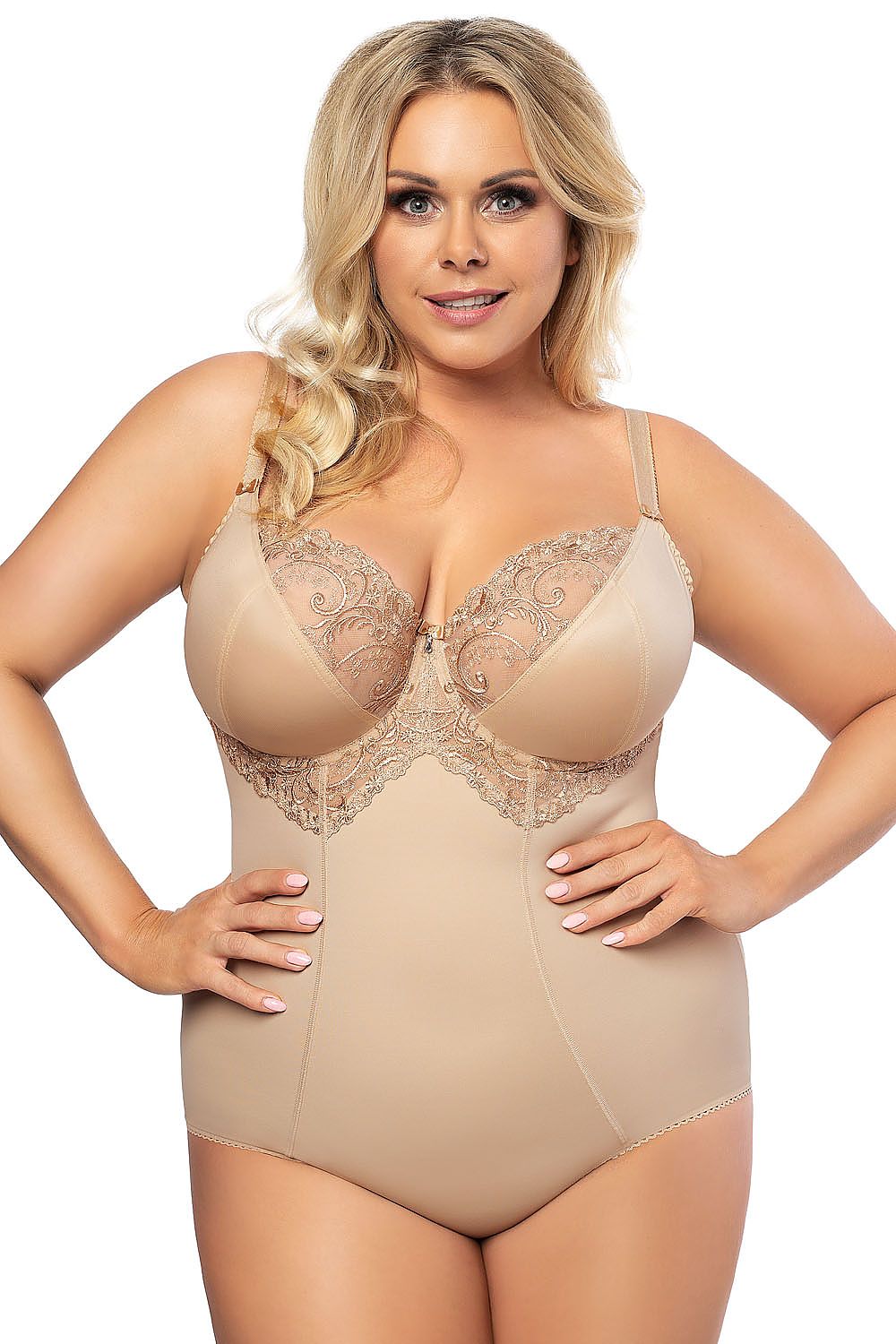 Shapewear Body model 128280 Beige by Gorsenia Lingerie