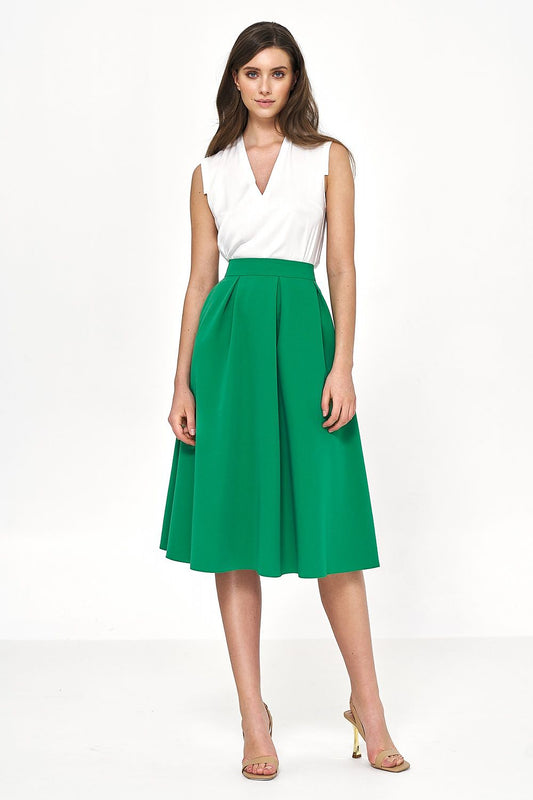 Skirt model 178007 Green by Nife - Midi Skirts