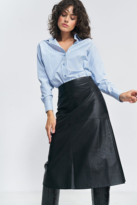 Skirt model 184596 Black by Nife - Midi Skirts