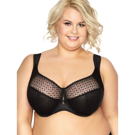 Soft bra model 138175 Black by Gaia - Bras