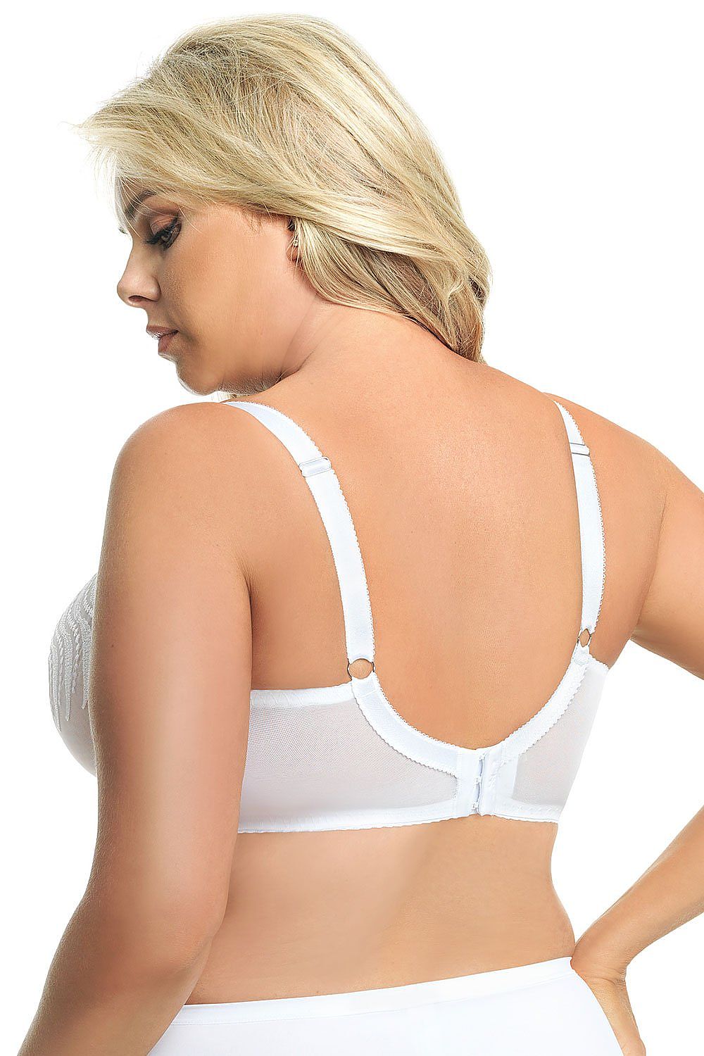 Soft bra model 156349 White by Gorsenia Lingerie - Bras