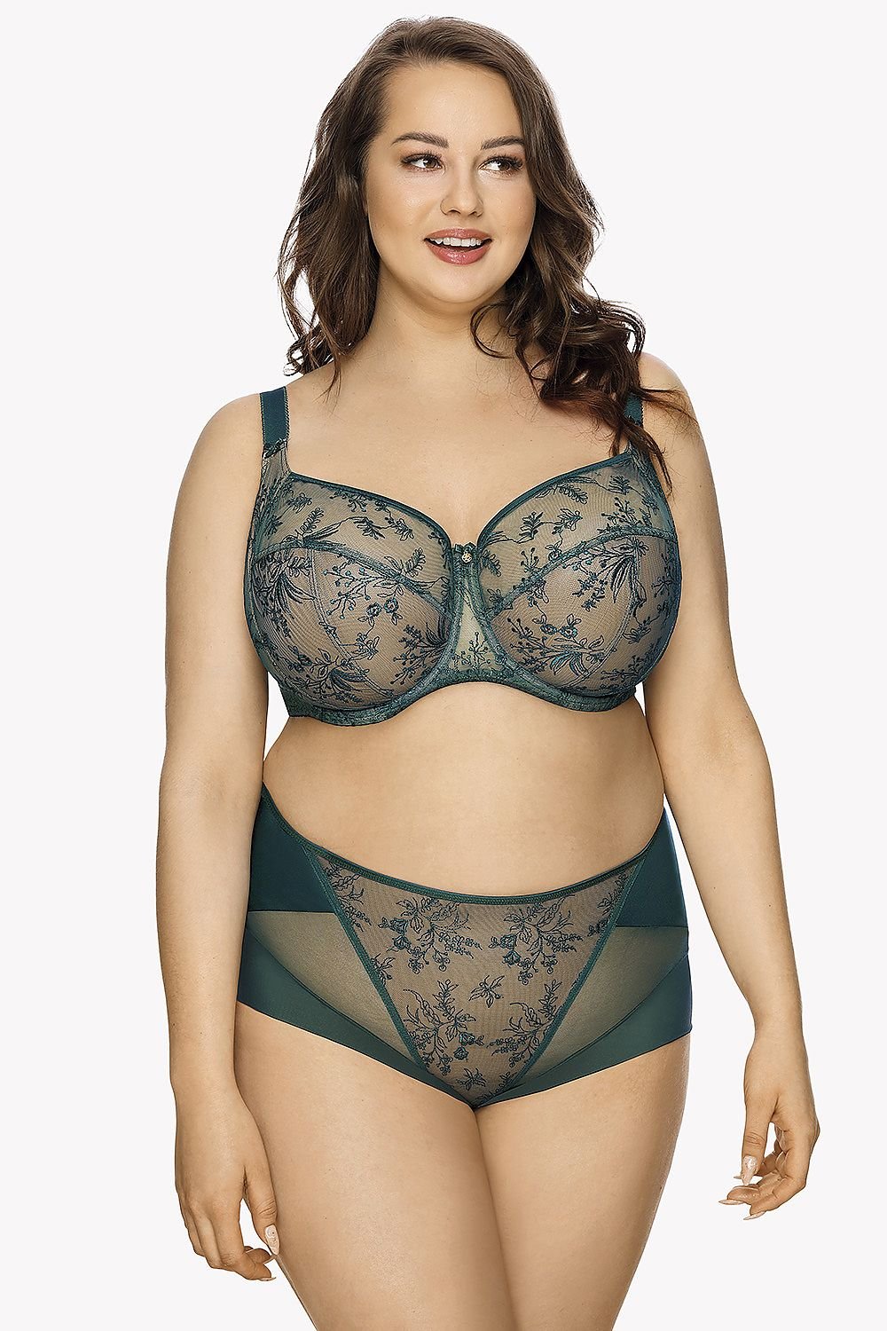 Soft Bra model 158950 Green by Gaia - Bras