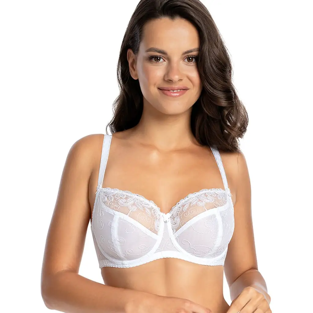 Soft bra model 163349 White by Gaia - Bras