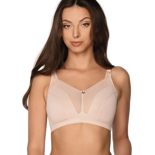 Soft bra model 173296 Beige by Gaia - Bras