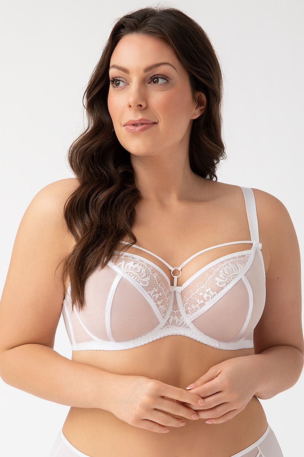 Soft bra model 182036 White by Gorsenia Lingerie - Bras