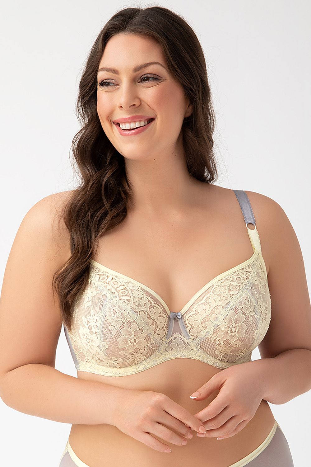 Soft bra model 185305 Yellow by Gorsenia Lingerie - Bras