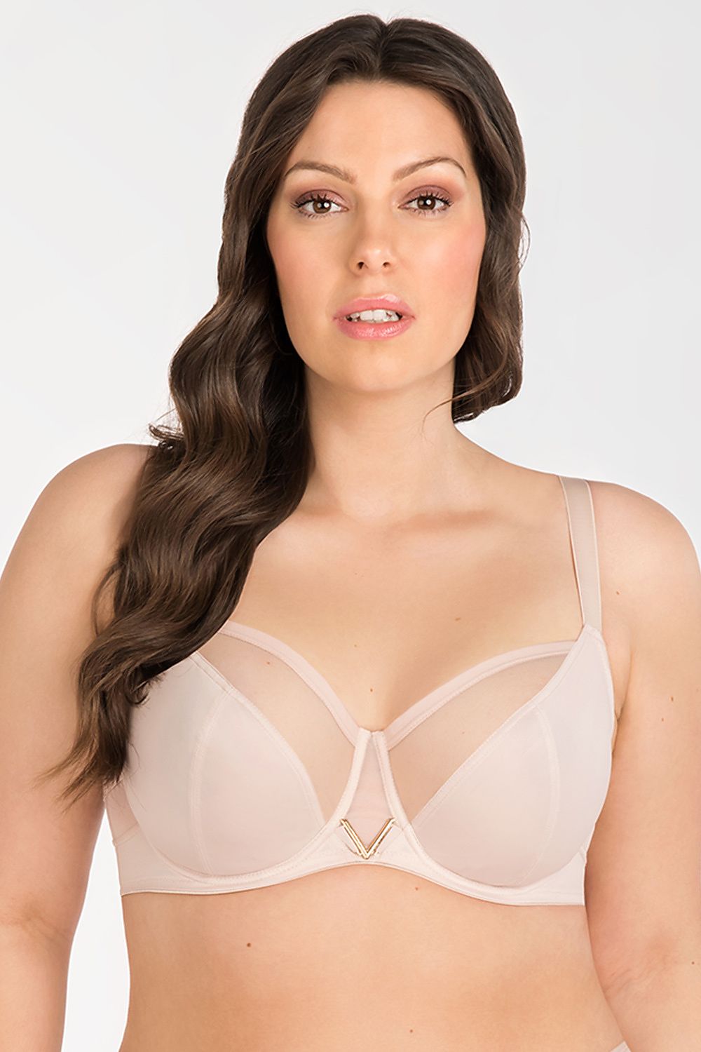 Soft bra model 185306 Beige by Gorsenia Lingerie - Bras