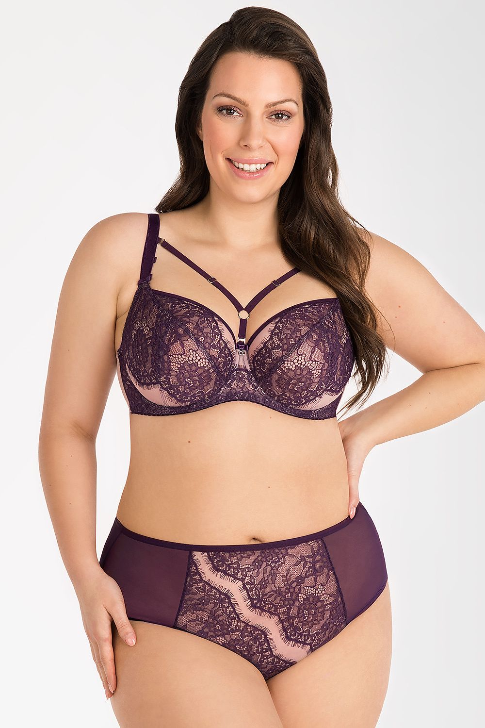 Soft bra model 190483 Violet by Gorsenia Lingerie - Bras