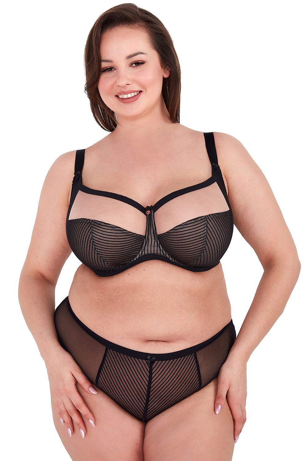 Soft Bra model 192244 Black by Gaia - Soft Bras