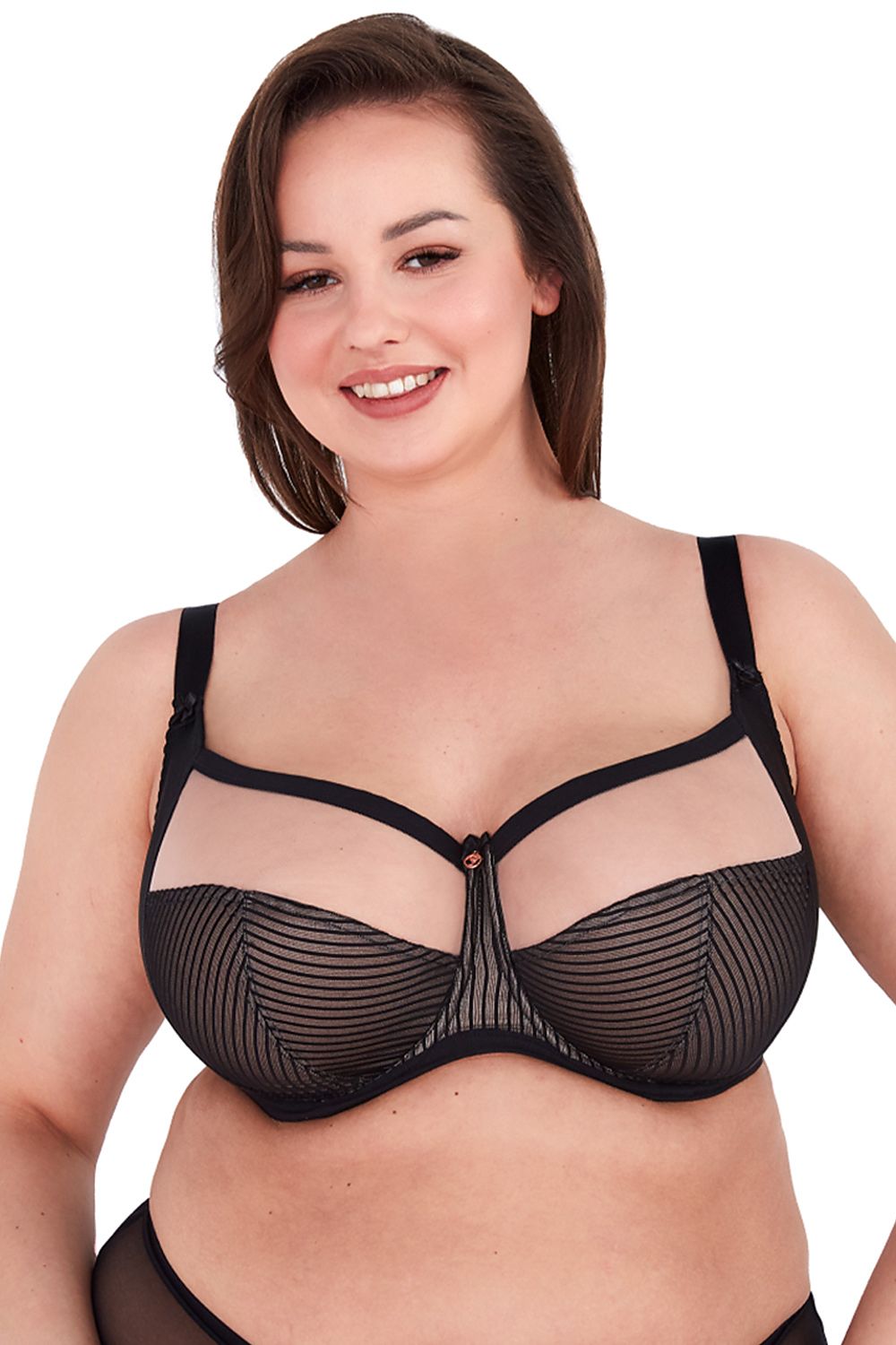 Soft Bra model 192244 Black by Gaia - Soft Bras