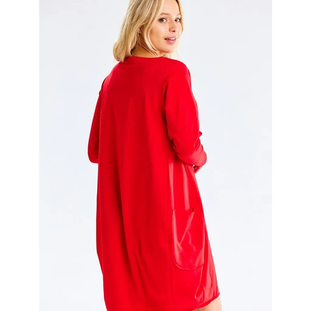 Sweatshirt Daydress model 188017 Red by Infinite You - Day