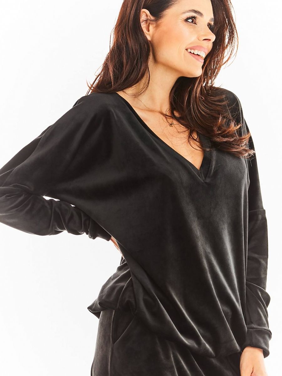 Sweatshirt model 150779 Black by awama - One Size -