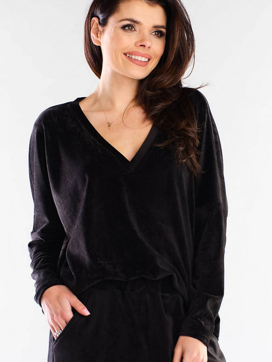 Sweatshirt model 155456 Black by awama - One Size -