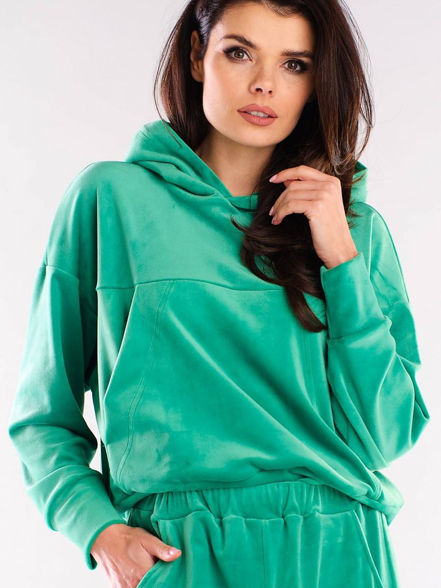 Sweatshirt model 155465 Green by awama - Sweatshirts