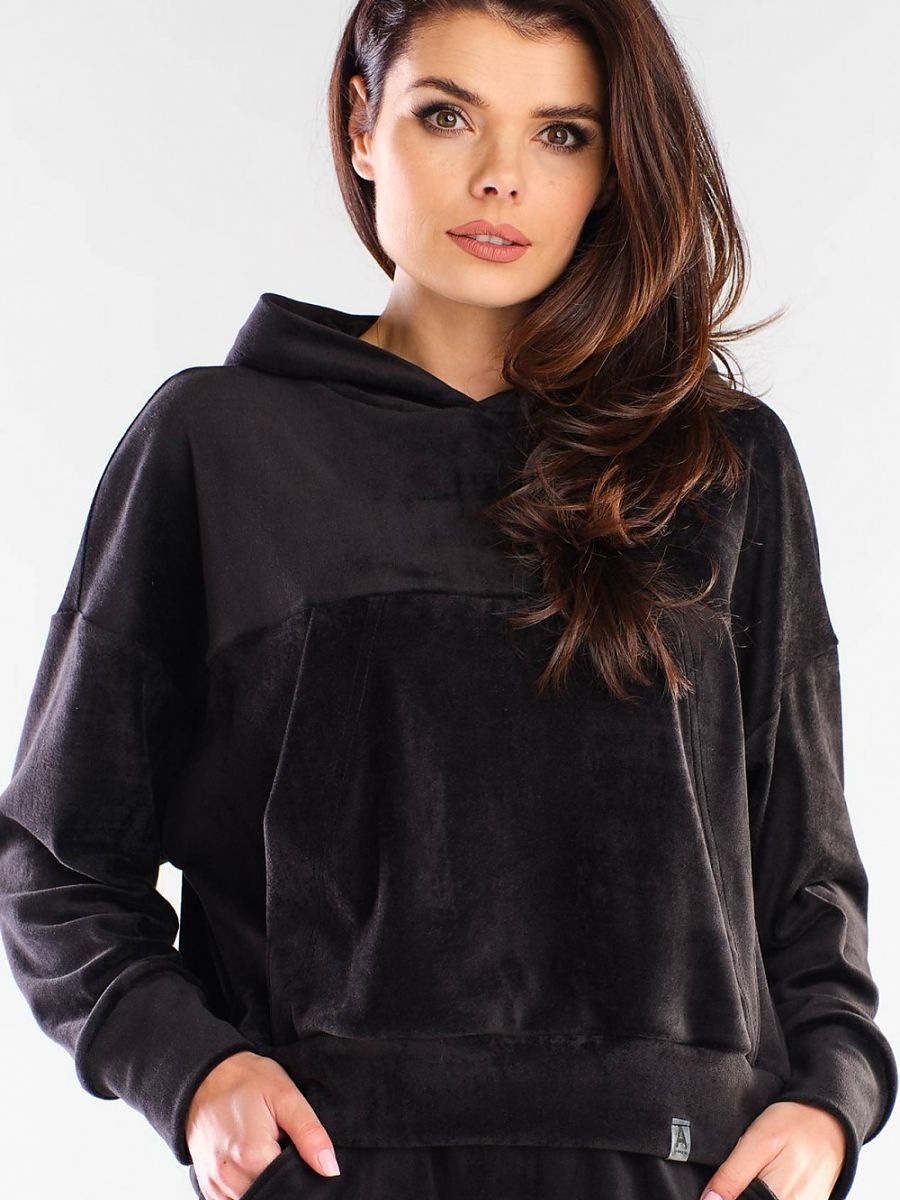 Sweatshirt model 155466 Black by awama - Sweatshirts