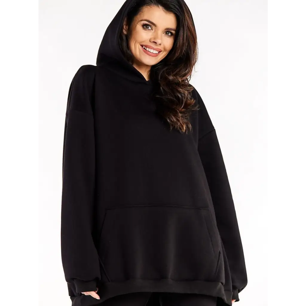 Sweatshirt model 188036 Black by Infinite You - One Size -