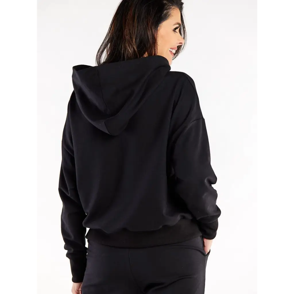 Sweatshirt model 188047 Black by Infinite You - Sweatshirts