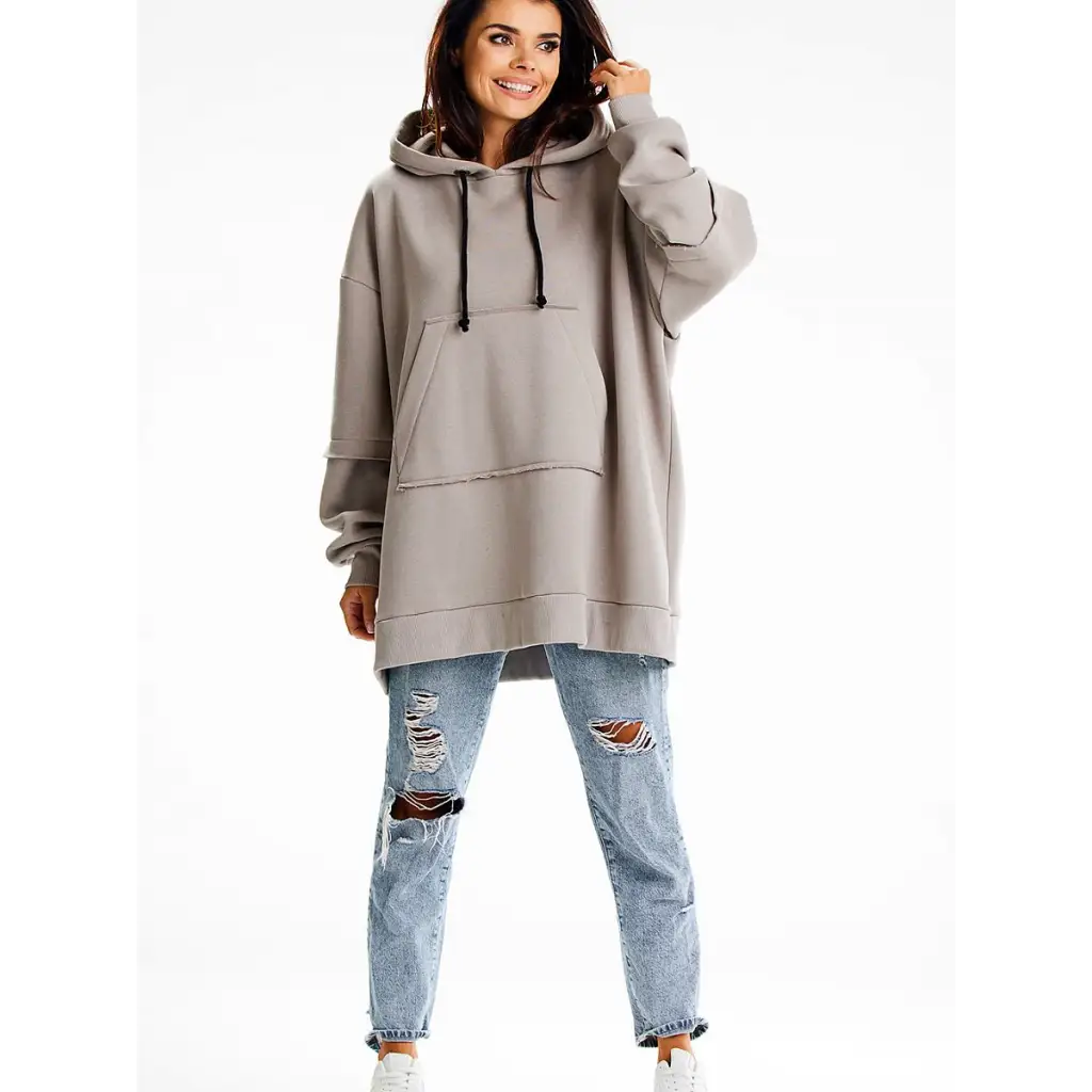 Sweatshirt model 189462 Grey by Infinite You - One Size -