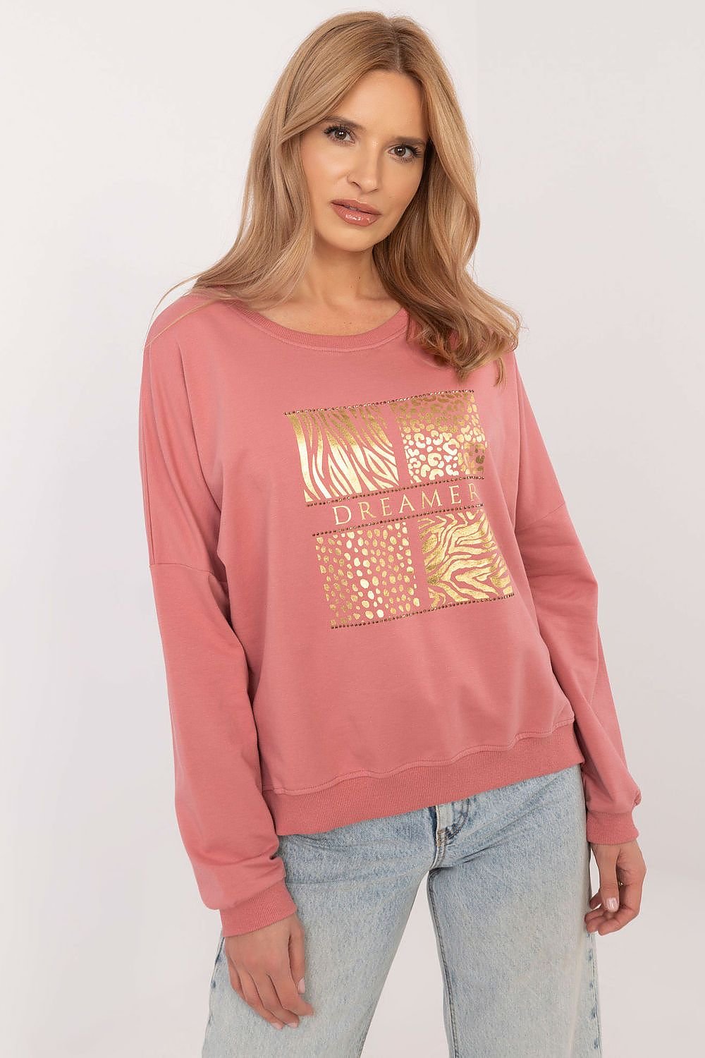 Sweatshirt model 203698 Pink by Factory Price - Sweatshirts