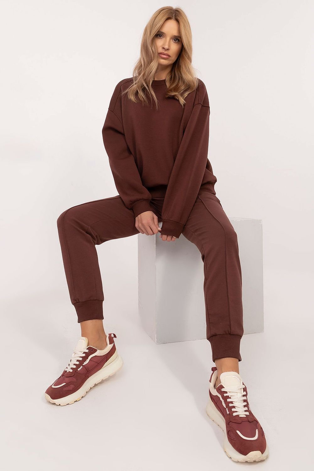 Sweatshirt model 204415 Brown by Factory Price - Sweatshirts