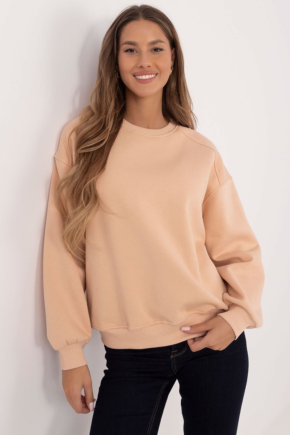 Sweatshirt model 204416 Brown by Factory Price - Sweatshirts