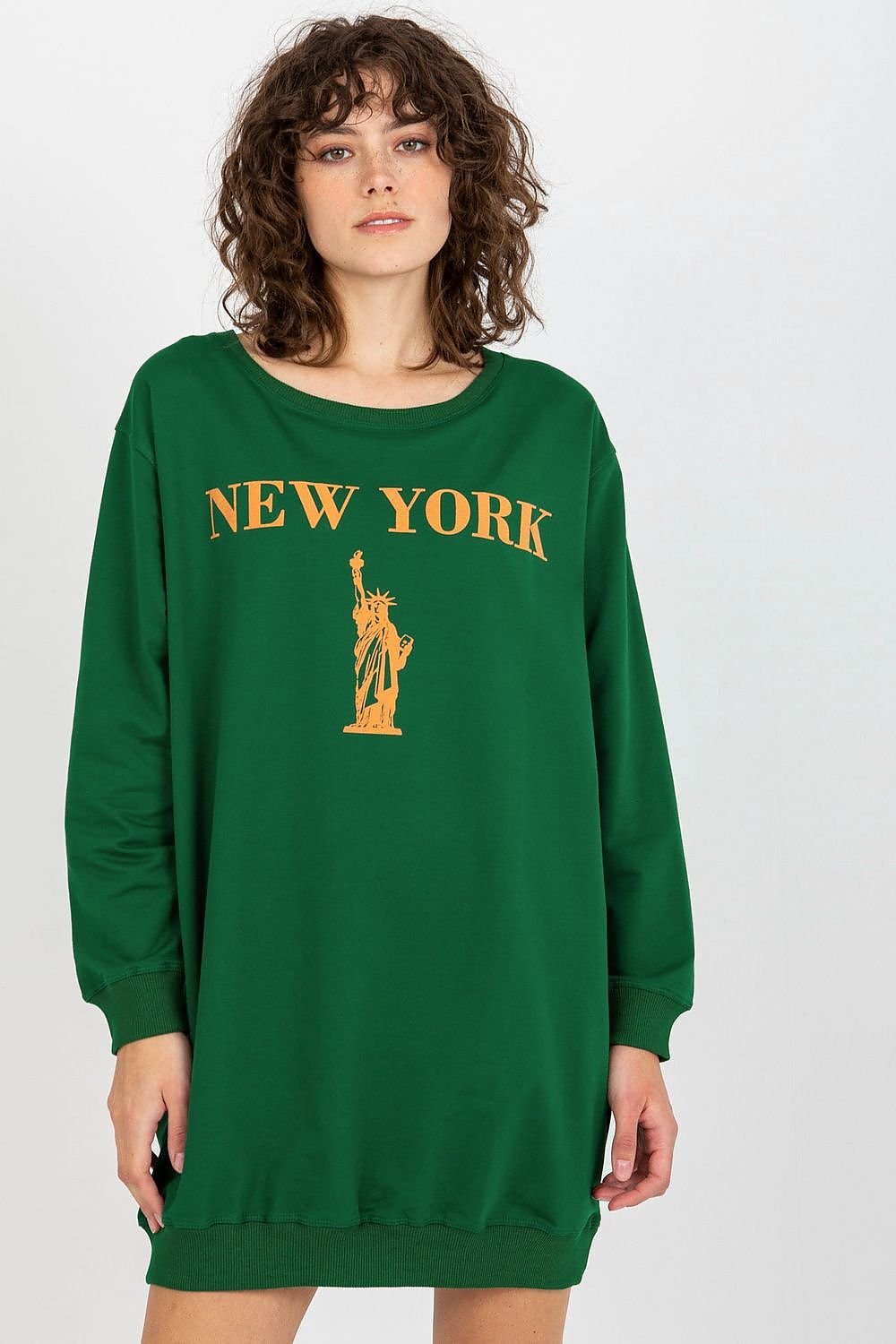 Sweatshirt model 206005 Green by Factory Price - One Size