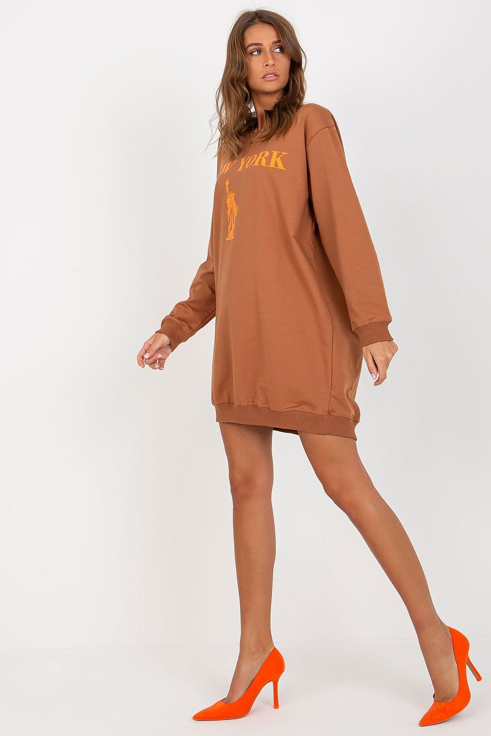 Sweatshirt model 206011 Brown by Factory Price - One Size