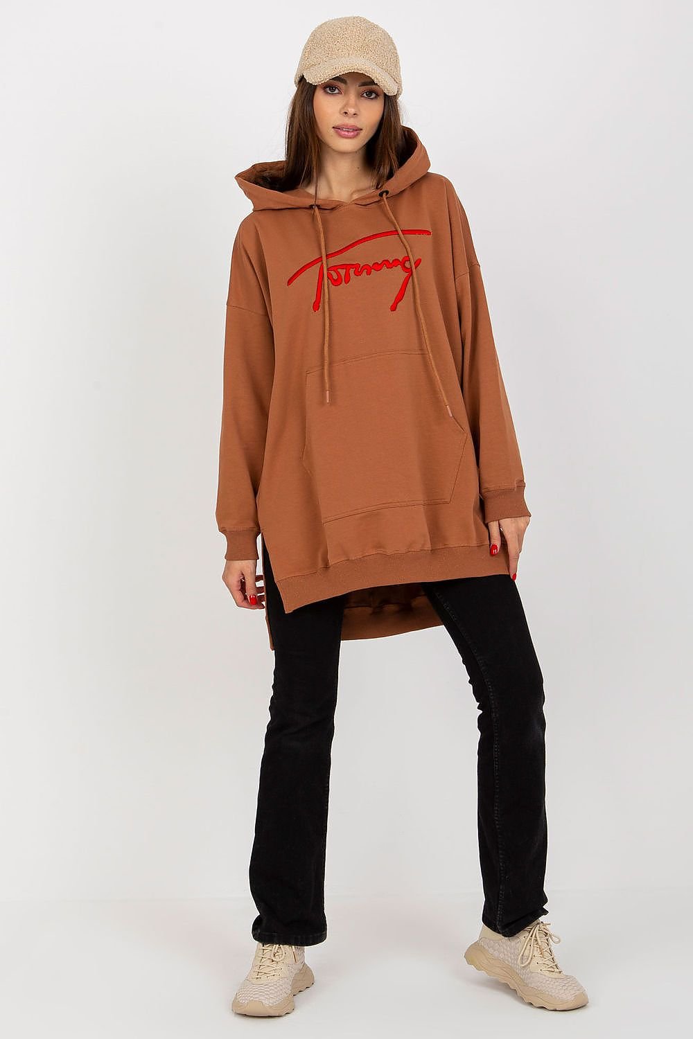 Sweatshirt model 206012 Brown by Factory Price - One Size