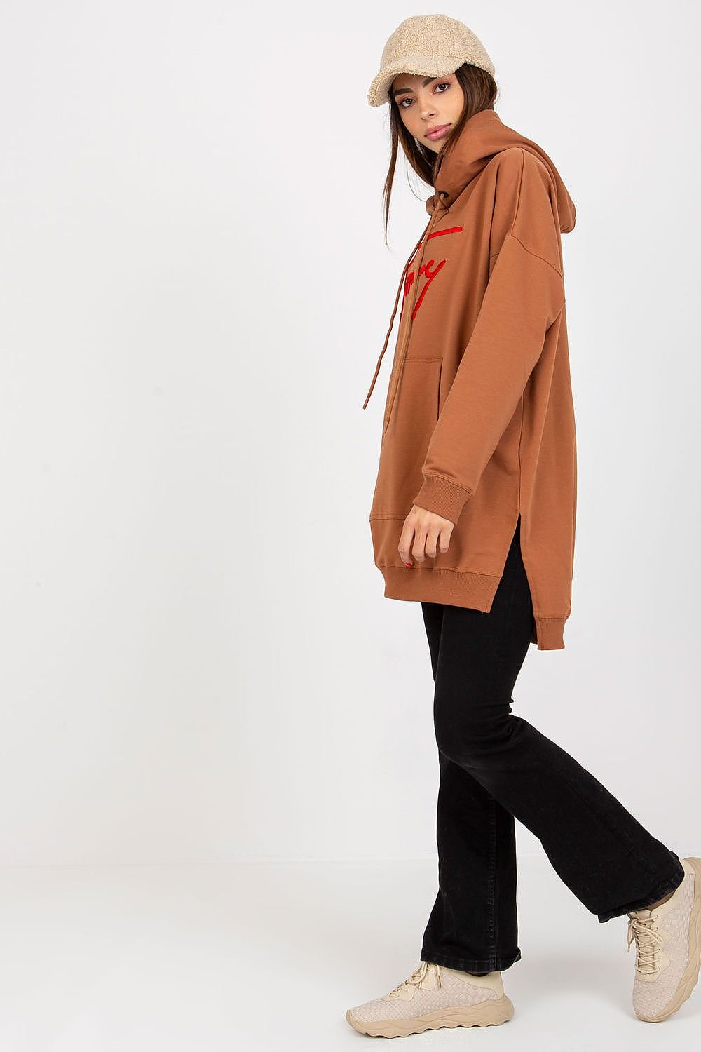 Sweatshirt model 206012 Brown by Factory Price - One Size