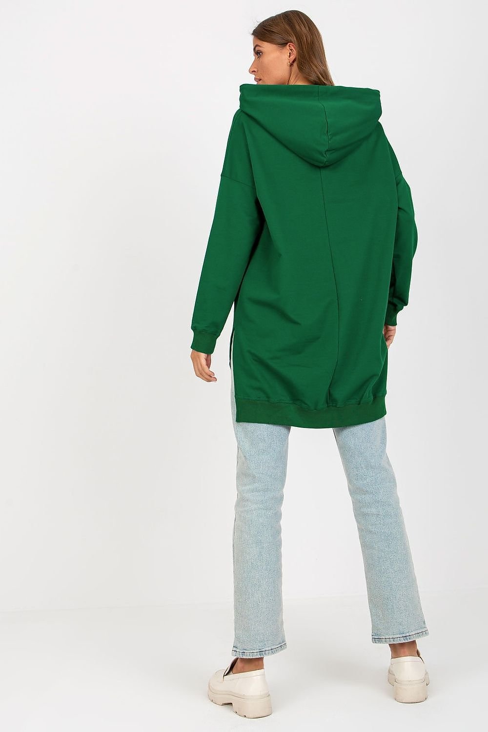 Sweatshirt model 206014 Green by Factory Price - One Size