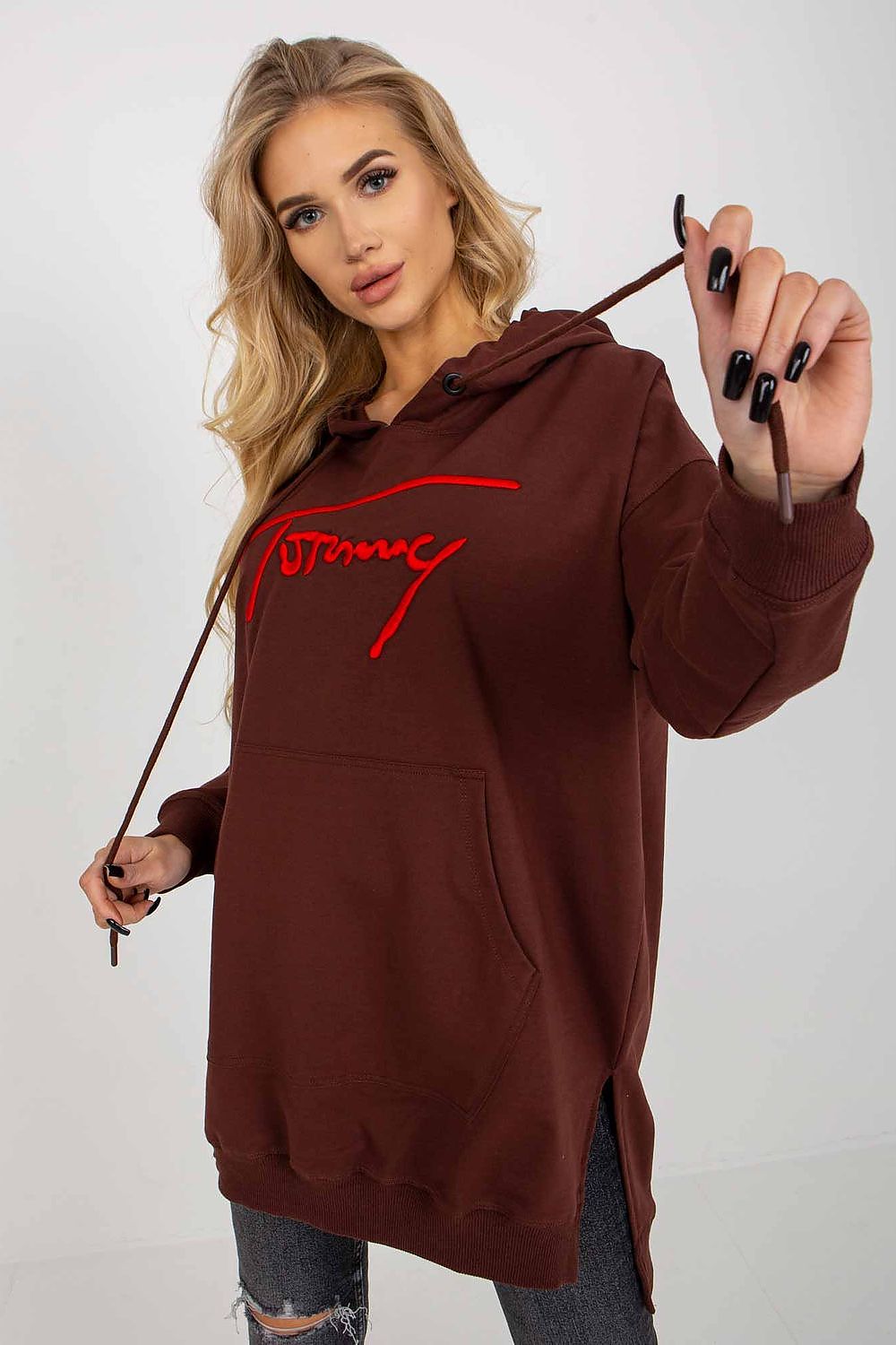 Sweatshirt model 206015 Brown by Factory Price - One Size